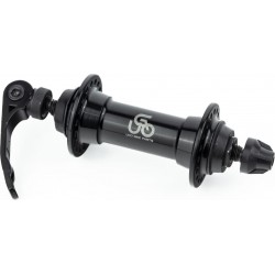 Втулка передня MTB алюмінієва 14Gx36H, V-brake, 2 пром-підшипники 6000 2RS, кріпл. ексцентрик, чорна U-B01FQR UGO