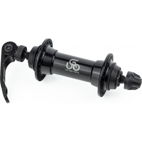 Втулка передня MTB алюмінієва 14Gx36H, V-brake, 2 пром-підшипники 6000 2RS, кріпл. ексцентрик, чорна U-B01FQR UGO