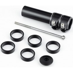 Подовжувач штока вилки 1-1/8” (28,6 мм)х130мм, алюмінієвий, чорний Китай