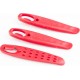 Лопатки монтажні 3 шт к-кт, пластмасові, червоні Toopre
