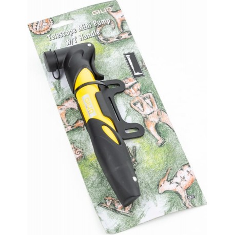 Насос пластмассовый телескопический, Т-ручкой, жёлтый GP-77 GIYO