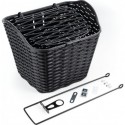 Корзина передняя 26" с крышкой, пластмассовая, чёрная SLCK-09B Китай