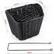 Корзина передняя 26" с крышкой, пластмассовая, чёрная SLCK-09B Китай