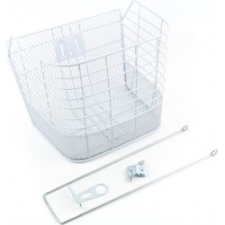 Кошик передній 28" (дріт), білий JL-CK055 Китай