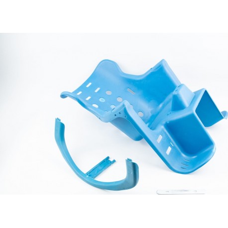 УЦІНКА велоаксесуари Сидіння для перевезення дітей заднє, пластмасове на багажник, синє (без кріплення) Китай (409654)