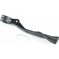 Підніжка 24-29" задня, телескопічна, кріпл. за перо рами, алюмінієва, чорна KS-0133B Китай