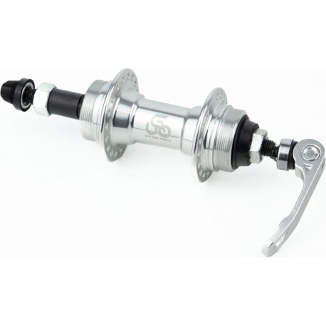 Втулка задня MTB алюмінієва 14Gx36H під вільнобіг, Disk-brake (різьба), 2 пром-підшипники  кріпл. ексцентрик, U-B23RQR UGO