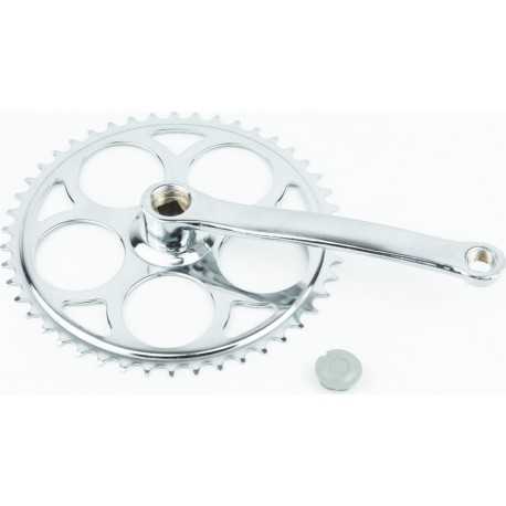 УЦЕНКА вело Шатуны "квадрат" 170мм, 46T (некомплект) Китай