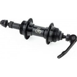 Втулка задняя MTB алюминиевая 14Gx36H под вольнобег, Disk-brake (резьба), 2 пром-подшипники   эксцентрик, чёрная U-B23RQR UGO