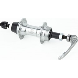 Втулка задняя MTB алюминиевая 14Gx36H под вольнобег, V-brake, 2 пром-подшипники 6200 2RS, крепл. эксцентрик, U-B03RQR UGO