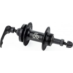 Втулка задняя MTB алюминиевая 14Gx36H под вольнобег, Disk-brake, 2 пром-подшипники 6200 2RS,  эксцентрик, чёрная U-B07RHQ UGO