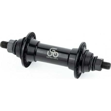 Втулка передня MTB алюмінієва 14Gx36H, V-brake, 2 пром-підшипники 6000 2RS, кріпл. гайка, чорна U-B01F UGO