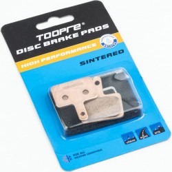Тормозные колодки Disk-brake (Shimano BR-M416,575,495,486,485,446,445,395,375), на медной основе (Sintered), TP-01B Toopre