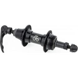 Втулка задня MTB алюмінієва 14Gx36H під вільнобіг, V-brake, 2 пром-підшипники 6200 2RS, кріпл. ексцентрик, чорна U-B03RQR UGO