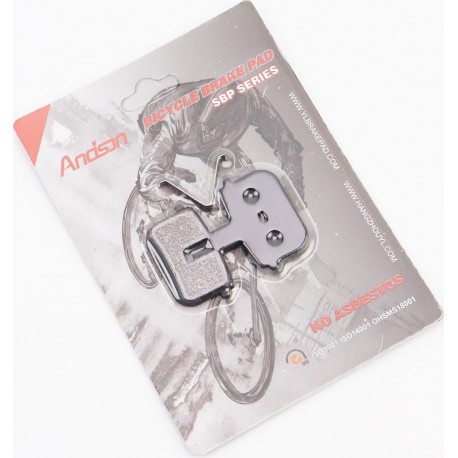 Гальмівні колодки Disk-brake (Kugoo G-Booster,M5,V1,G2 Pro, Bolids Boli-BB8-5), чорні YL-1059 Andson