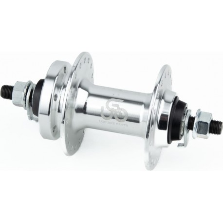 Втулка передняя MTB алюминиевая 14Gx36H, Disk-brake, 2 пром-подшипники 6200 2RS, крепл. гайка, U-B07F UGO