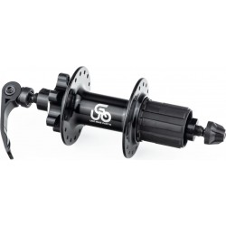 Втулка задня MTB алюмінієва 14Gx32H під касету 8-11зв, Disk-brake, 2 пром-підшипники 6200 2RS,  ексцентрик, чорна U-B12RQR UGO