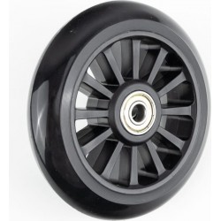Колесо трюкового самоката 110мм, пластмасове, пром-підшипники 608 (8х22х7) 2RS, чорне Китай