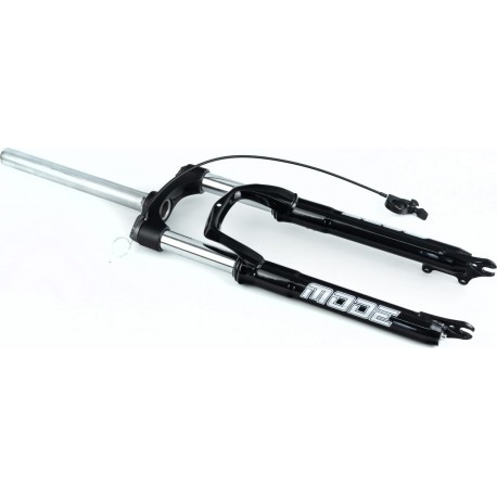 Вилка 26" амортизационная, без резьбы 1-1/8" (28,6мм), шток 255мм, с ходом 50мм, Disk-brake Lockout, чёрная MD-N780 RLO Китай