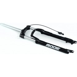 Вилка 29" амортизационная, без резьбы 1-1/8" (28,6мм), шток 255мм, с ходом 50мм, Disk-brake Lockout, чёрная MD-N780 RLO Китай