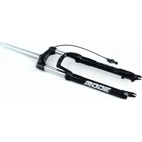 Вилка 29" амортизаційна, без різьби 1-1/8" (28,6мм), шток 255мм, з ходом 50мм, Disk-brake,  Lockout, чорна MD-N780 RLO Китай