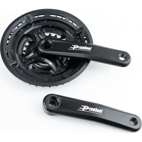 Шатуны "квадрат" 152мм, 42.34.24T MTB, алюминиевые, чёрные МА-AT45 PROWHEEL