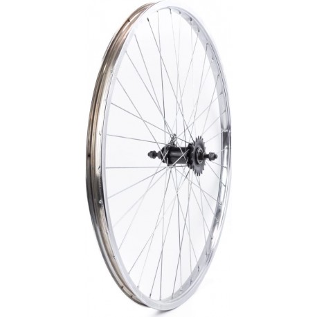 Колесо 28" заднее, втулка ХВЗ червячная 14Gх36H чёрная Китай