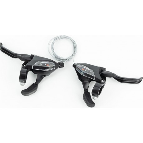 Перемикачі (моноблок) 3x7 швидкості, чорні SL-KD-82 SUNRUN