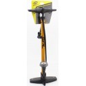 Насос ручний "підлоговий" з манометром 160 psi/11 bar, під штуцера Schrader&Presta, жовтий SPM-155P SPELLI