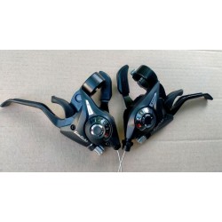 Манетки Shimano ST-EF51 комплект 3*8 передач моноблок с тросиками