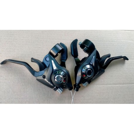 Манетки Shimano ST-EF51 комплект 3*8 передач моноблок с тросиками