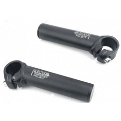 Ріжки керма 22,2x110мм алюмінієві, чорні BE-21 UNO