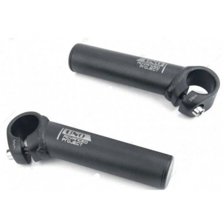 Ріжки керма 22,2x110мм алюмінієві, чорні BE-21 UNO