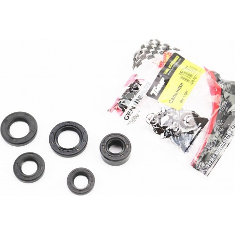 Сальники к-кт 5шт (11,6x24x10/ 12x21x4/ 13,7x24x5/ 17x29x5/ 18,9x30x5) двигателя, 70cc TMMP