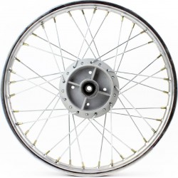 Диск задній спицьований (колесо) 1,4x17" DELTA, хром (вісь 12мм) Китай