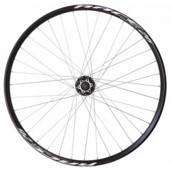 Колесо переднее 27.5" AL 36H двуст. черн.  Втулка SHUNFENG SF-A217R под диск., цвет черн., на пром. подшипн.