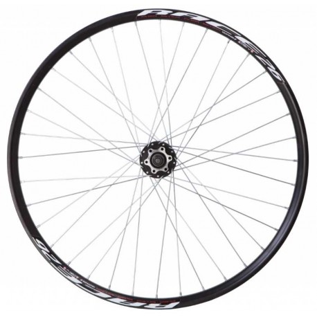 Колесо переднее 27.5" AL 36H двуст. черн.  Втулка SHUNFENG SF-A217R под диск., цвет черн., на пром. подшипн.