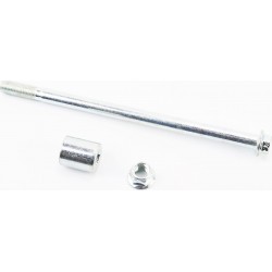 Ось переднего колеса, d-10мм/ L-180мм+втулка+гайка тип 1 Китай