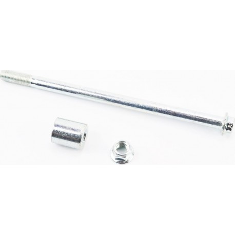 Вісь переднього колеса d-10мм/ L-180мм+втулка+гайка тип 1 Китай