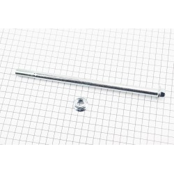 Ось заднего колеса, d-12мм/ L-220мм+гайка Китай