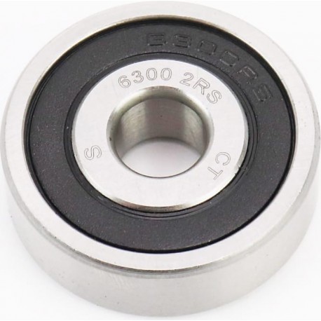 Підшипник 6300 2RS (10x35x11) переднього колеса JH Китай