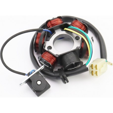 Статор магнето (генератора) (6 катушек разъем "мама 4+1") тип 1 Китай