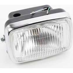 Фара передняя (квадратная, в сборе) Китай