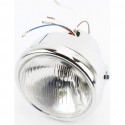 Фара передняя, хром ALPHA круглая, D-150мм Китай