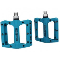 Педали MTB ScudGood нейлон с металл. шипами на пром. подшипн. синий