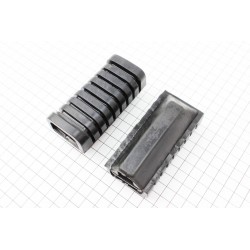 Гумка підніжки ALPHA к-кт 2шт, чорний Китай