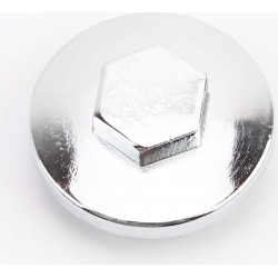 Гайка (заглушка) головки циліндра де клапан, хром Китай (318578)