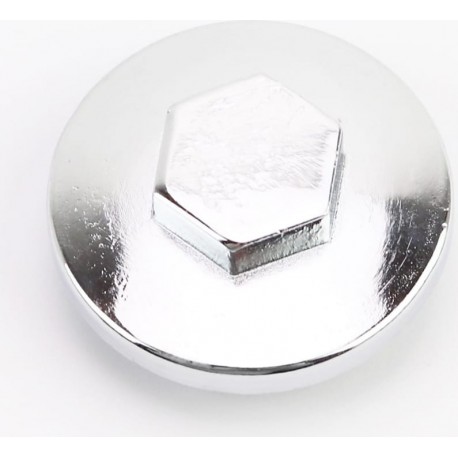 Гайка (заглушка) головки циліндра де клапан, хром Китай (318578)