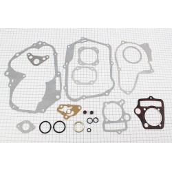 Прокладки двигуна JH-125cc-52,4мм, к-кт 19 деталей Китай