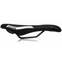 Сідло спортивне з отвором DDK 3737V 272*140 чорне з білим